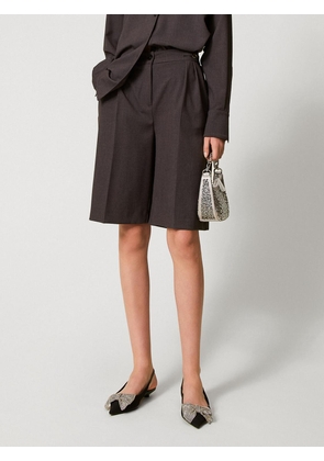 Shorts TWINSET Woman color Grey