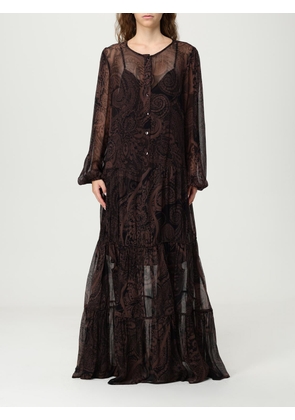 Dress PINKO Woman color Brown