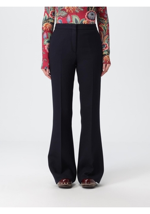 Pants ETRO Woman color Blue