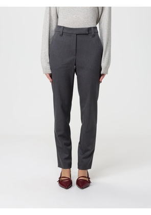 Pants BRUNELLO CUCINELLI Woman color Grey
