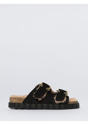 Heeled Sandal FERRAGAMO Woman color Black