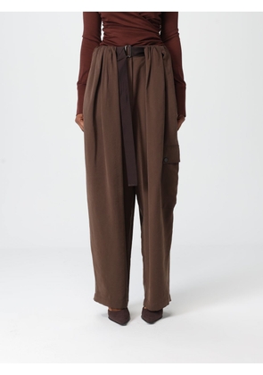 Pants ALYSI Woman color Brown