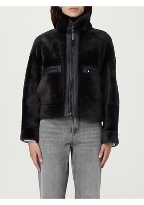 Fur Coat BRUNELLO CUCINELLI Woman color Grey