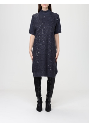 Dress BRUNELLO CUCINELLI Woman color Blue