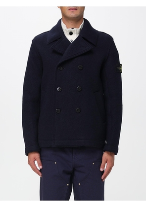 Coat STONE ISLAND Men color Blue