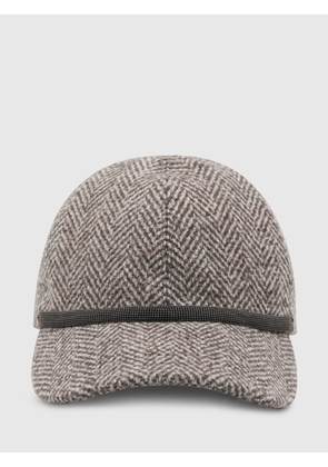 Hat BRUNELLO CUCINELLI Woman color Brown