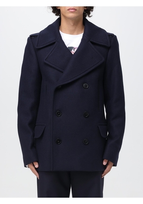 Coat DRIES VAN NOTEN Men color Blue