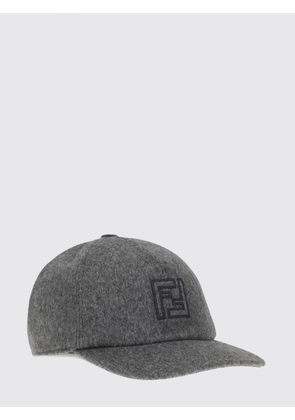 Hat FENDI Men color Grey