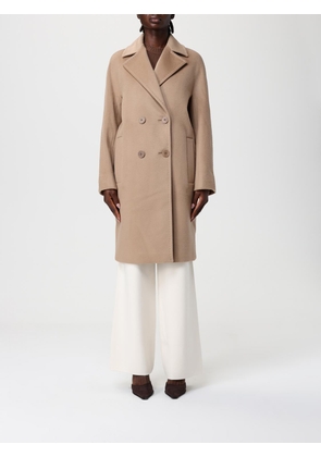 Coat MAX MARA Woman color Camel