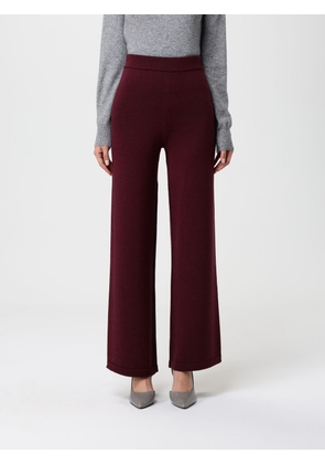 Pants MM MAX MARA Woman color Burgundy