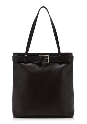St. Agni Belted Leather Tote Bag - Moda Operandi