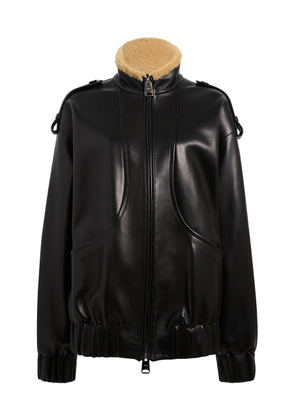 Khaite Sigi Relaxed Plongé Leather Jacket - Moda Operandi
