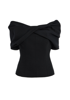 Tove Orrla Off-The-Shoulder Wool Top - Moda Operandi