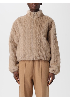 Fur Coat ERMANNO FIRENZE Woman color Brown