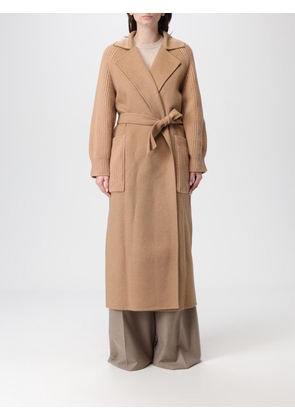 Coat MAX MARA Woman color Beige