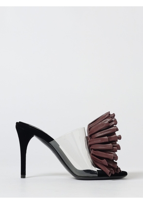 Heeled Sandal ALAÏA Woman color Burgundy