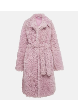 Bottega Veneta Oversized shearling wrap coat