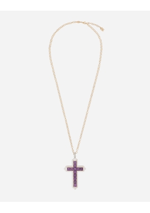 Dolce & Gabbana 377 Pendente Croce G - Man Necklaces Yellow Onesize