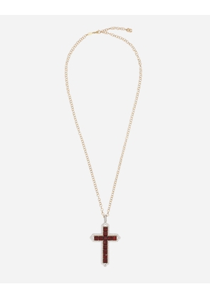 Dolce & Gabbana 377 Pendente Croce G - Man Necklaces Yellow Onesize