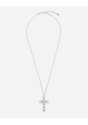 Dolce & Gabbana 381 Pendente Croce R - Man Necklaces White Gold Onesize