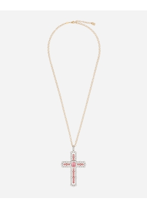 Dolce & Gabbana 379 Pendente Croce T - Man Necklaces Red Onesize