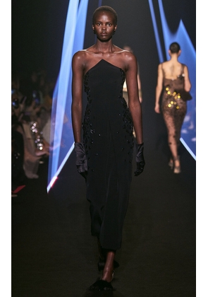 Georges Hobeika Strapless Embroidered Dress - Moda Operandi