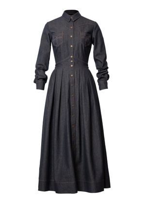 Lena Hoschek Revolver Cotton Denim Dress - Moda Operandi