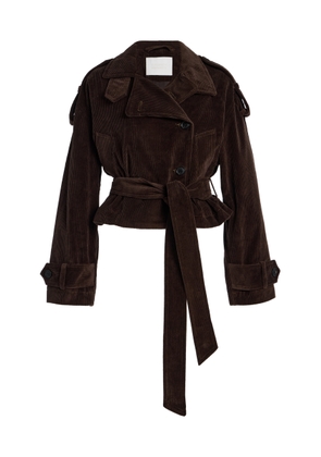 Citizens of Humanity Favi Cropped Corduroy Trench Coat - Moda Operandi