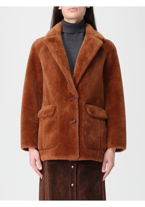 Fur Coat URBANCODE Woman color Brown
