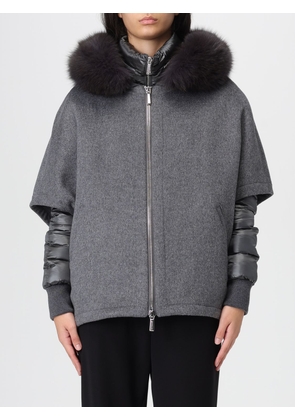 Coat MOORER Woman color Grey