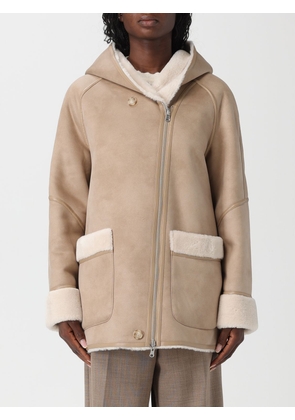 Fur Coat URBANCODE Woman color Beige