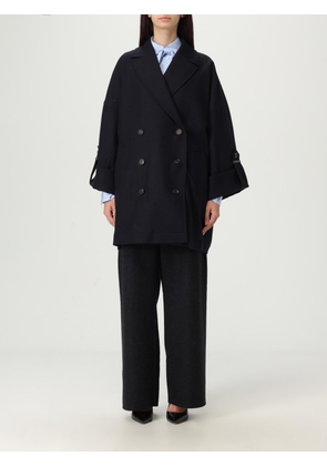 Coat BRUNELLO CUCINELLI Woman color Blue