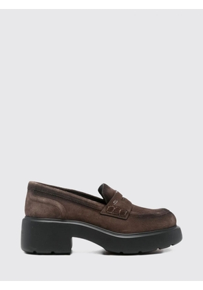 Loafer SANTONI Woman color Brown