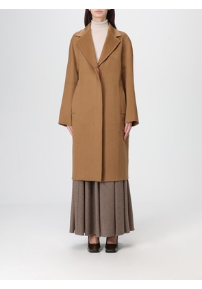 Coat MAX MARA Woman color Cream