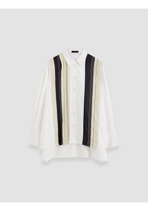 Bacar Poplin Colour Block Shirt - 34