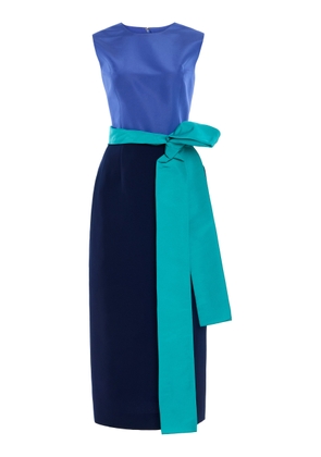 Carolina Herrera Sash-Detailed Stretch-Crepe  Dress - Moda Operandi