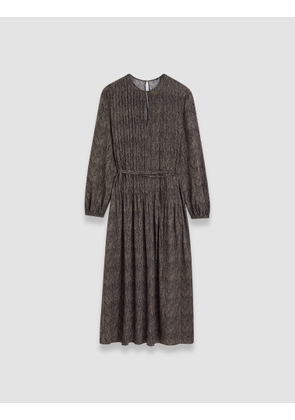 Sibelle Crepe de Chine Print Silk Dress - Regular / 34