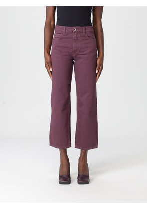 Jeans ICON DENIM LOS ANGELES Woman color Burgundy