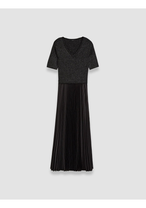 Domat Pleated Lurex Dress - Regular / L