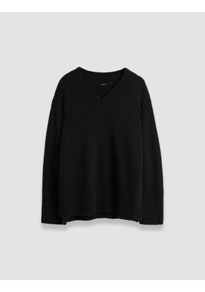 Luxe Cashmere V Neck Jumper - XXS