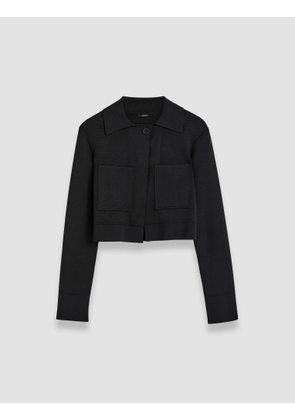 Milano Knit Stretch Zip Jacket - L