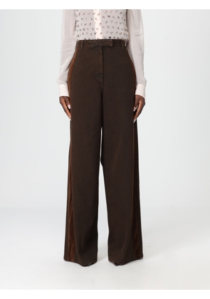 Jeans DRIES VAN NOTEN Woman color Brown