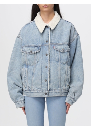 Jacket LEVI'S Woman color Denim