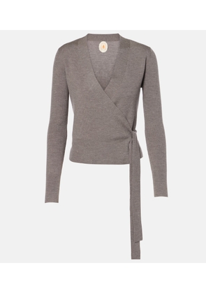 Jardin des Orangers Wool wrap top