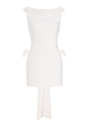 The New Arrivals Ilkyaz Ozel Daphne Train-Detailed Mini Dress - Moda Operandi