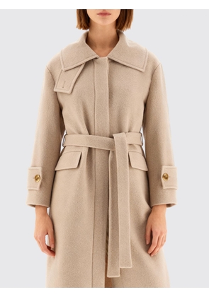 Coat PINKO Woman color Grey