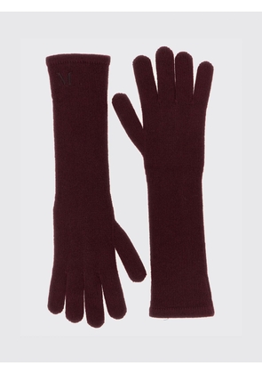 Gloves MAX MARA Woman color Burgundy