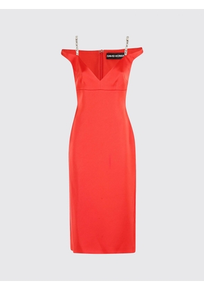 Dress DAVID KOMA Woman color Red