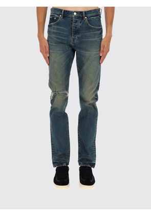 Jeans PURPLE Men color Denim