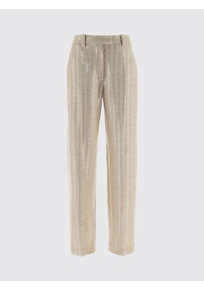 Pants BRUNELLO CUCINELLI Woman color White